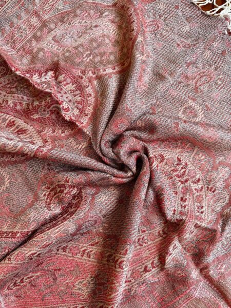 Sciarpa Jamawar in Seta e Viscosa 17