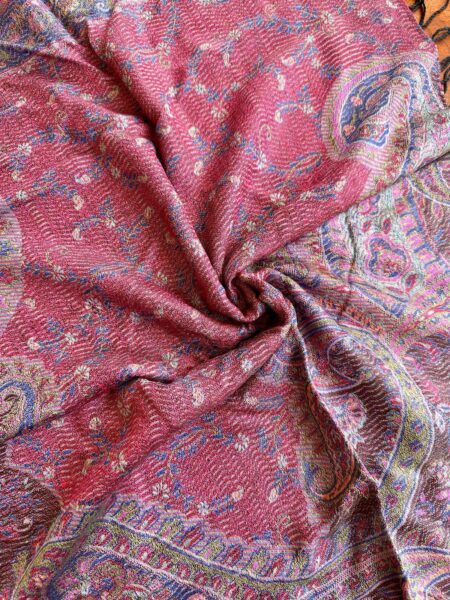 Sciarpa Jamawar in Seta e Viscosa 18