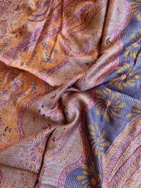 Sciarpa Jamawar in Seta e Viscosa 20