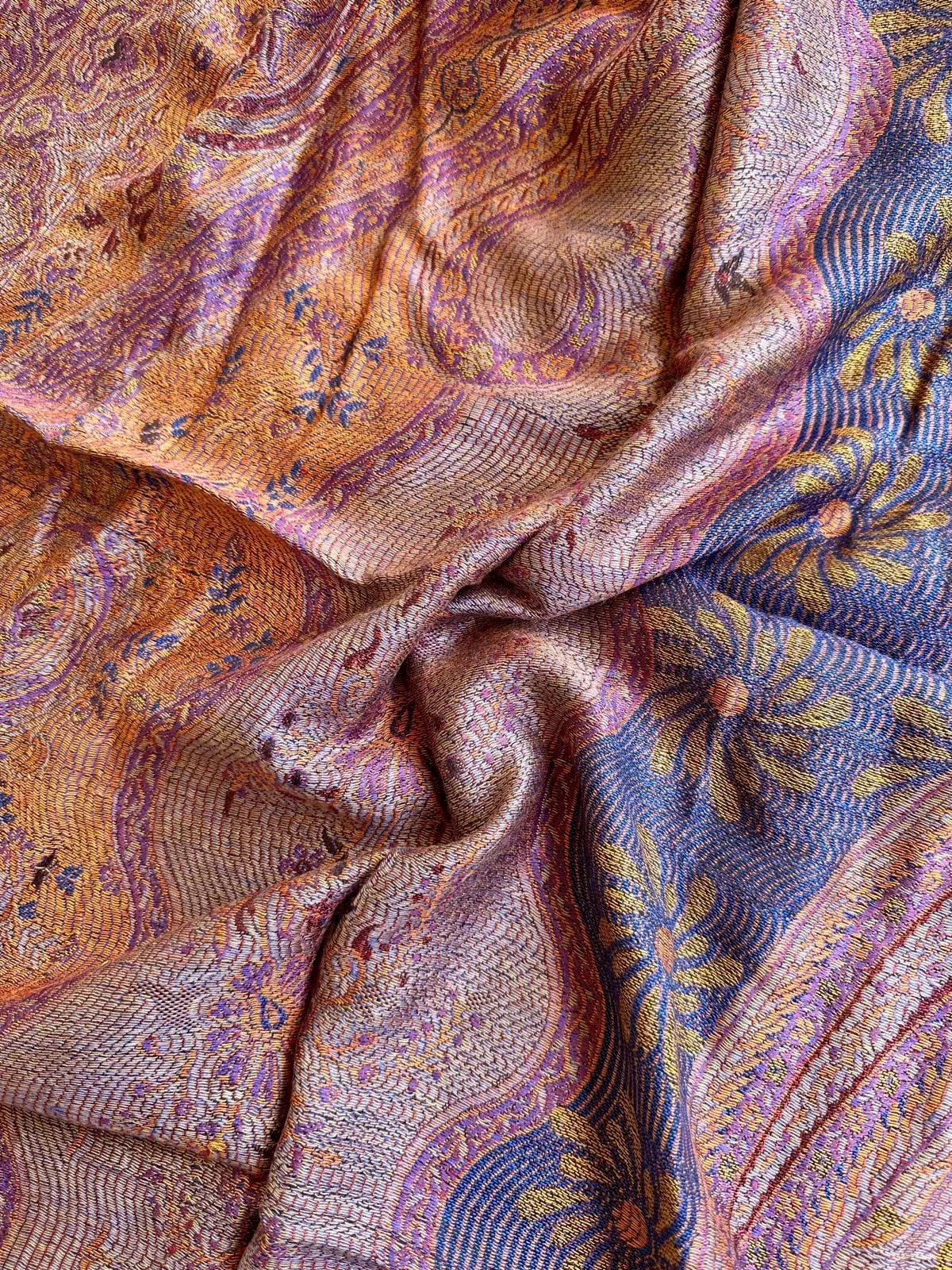 Sciarpa Jamawar in Seta e Viscosa 20