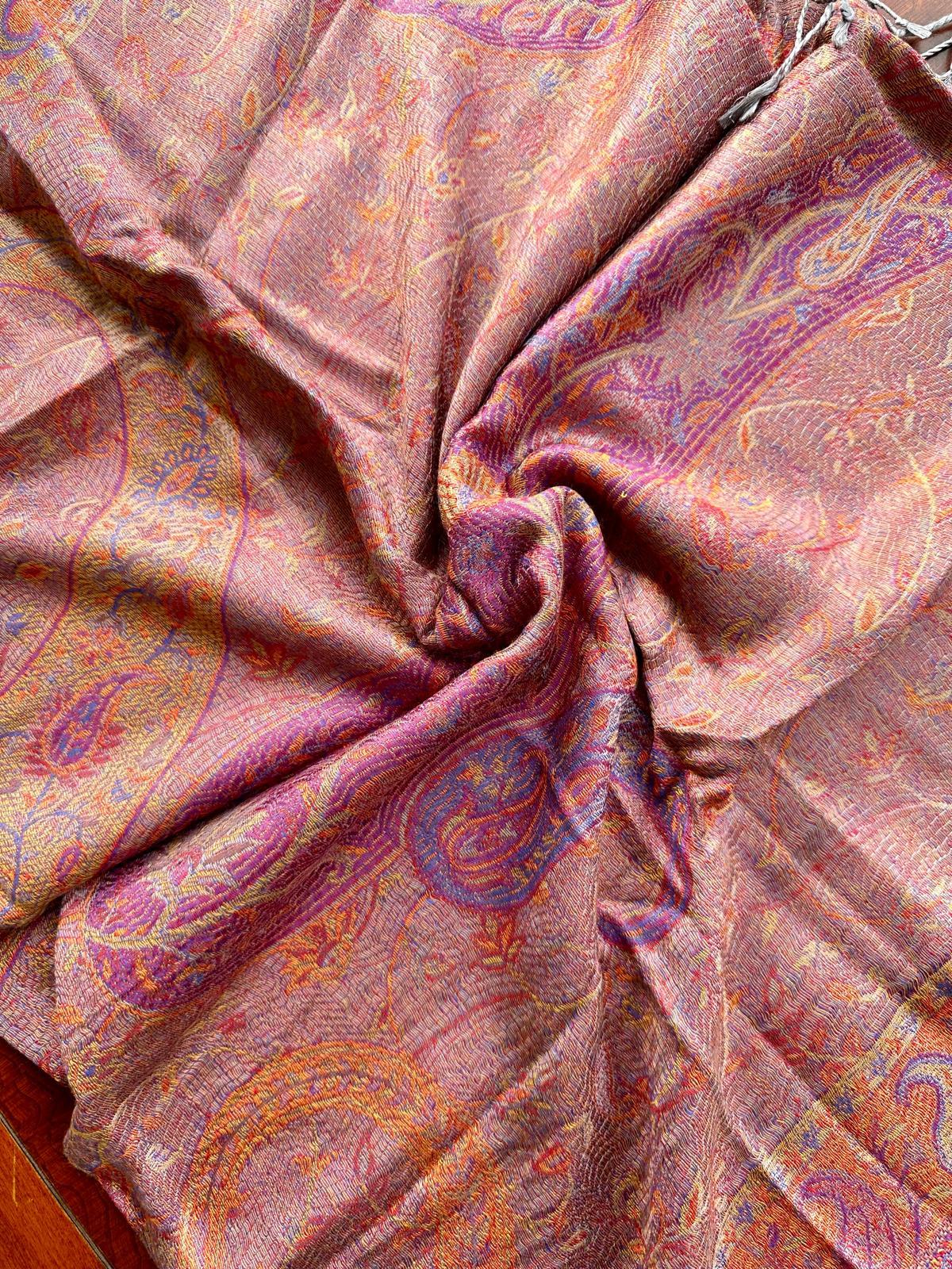 Sciarpa Jamawar in Seta e Viscosa 3