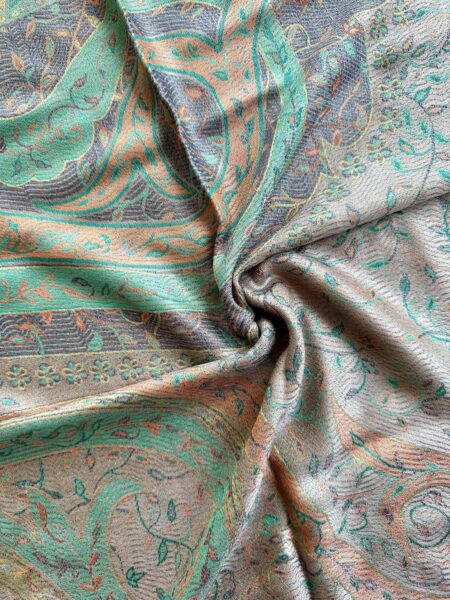 Sciarpa Jamawar in Seta e Viscosa 6