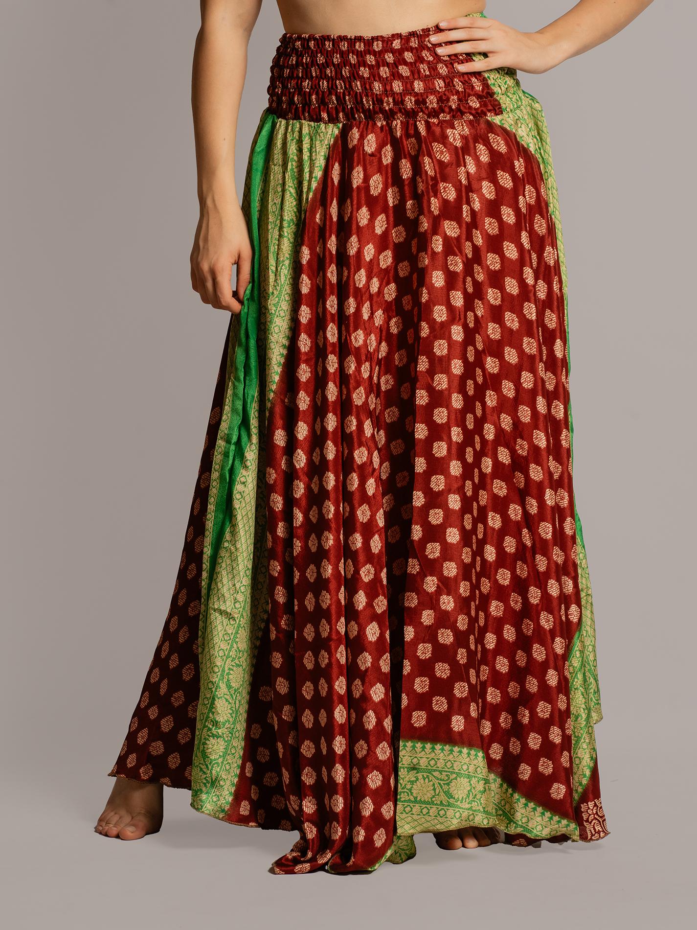 Gonna etnica borgogna – Calcutta