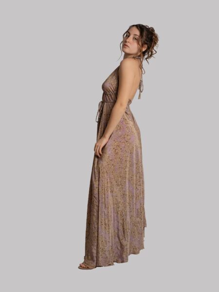 Abito etnico lungo lilla – Delhi