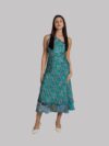 Gonna etnica lunga a portafoglio azzurro – India