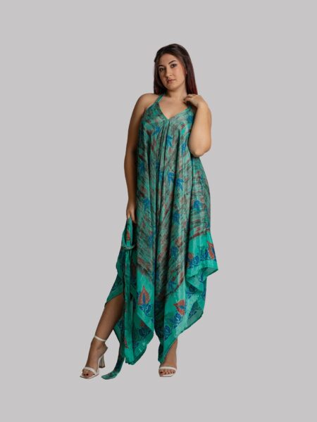 Tuta jumpsuit acquamarina – Yoga