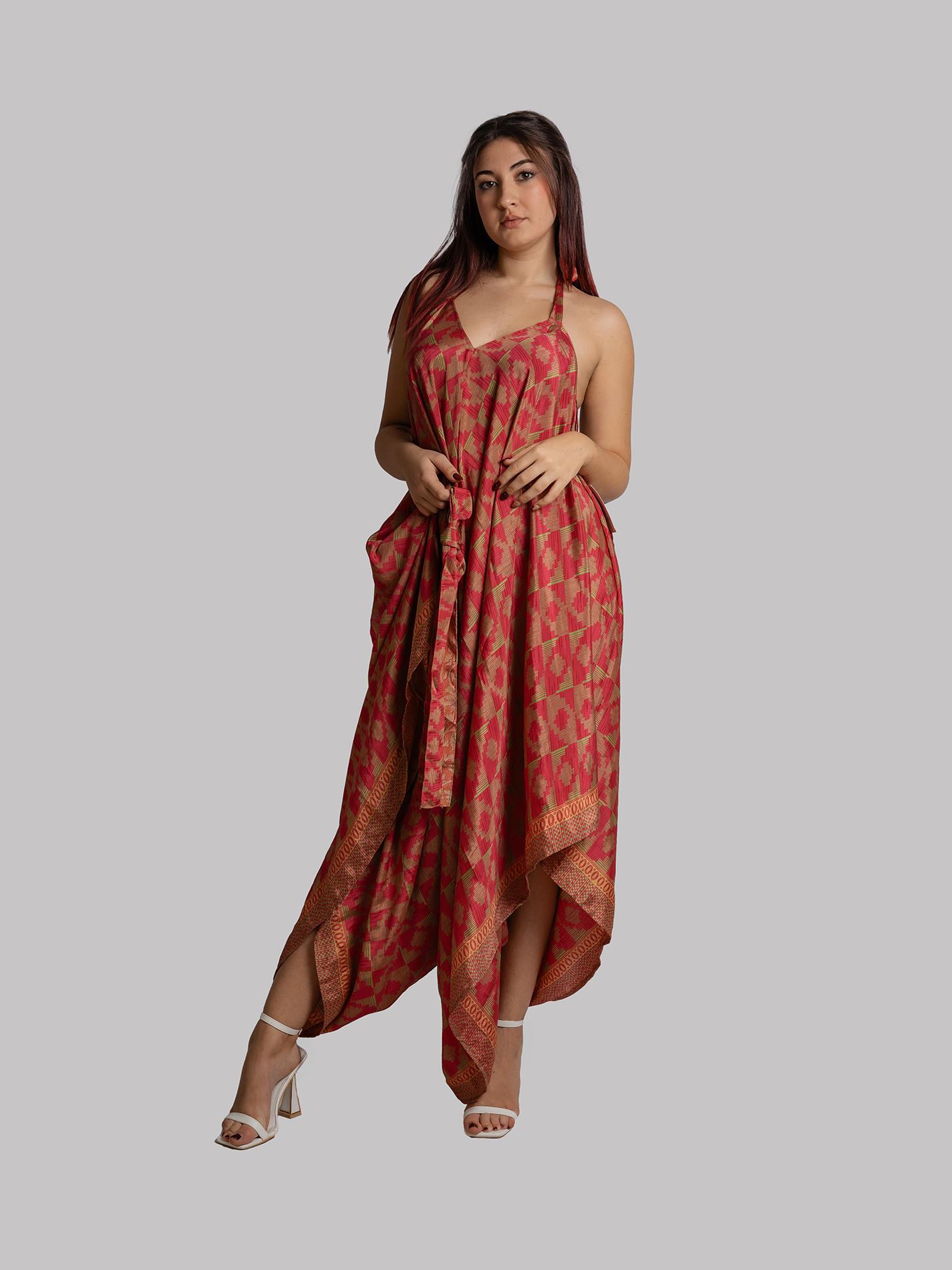 Tuta jumpsuit rosso – Yoga