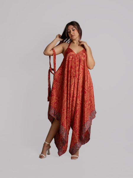 Tuta jumpsuit rosso – Yoga