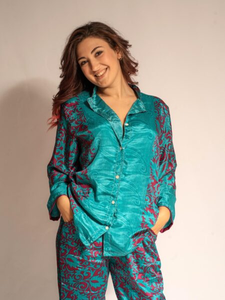 Pigiama in Sari LXL - azzurro
