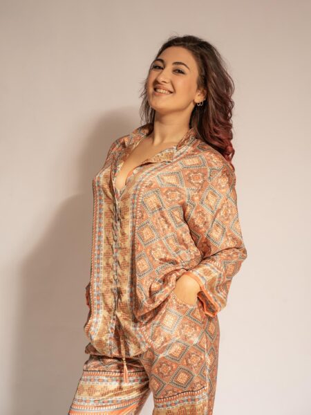 Pigiama in Sari LXL - rombi (4)