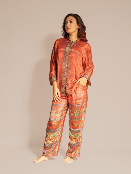 Pigiama in Sari LXL - rombi (6)