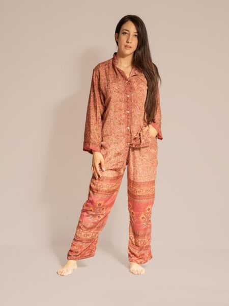 Pigiama in Sari SM - rosa (2)