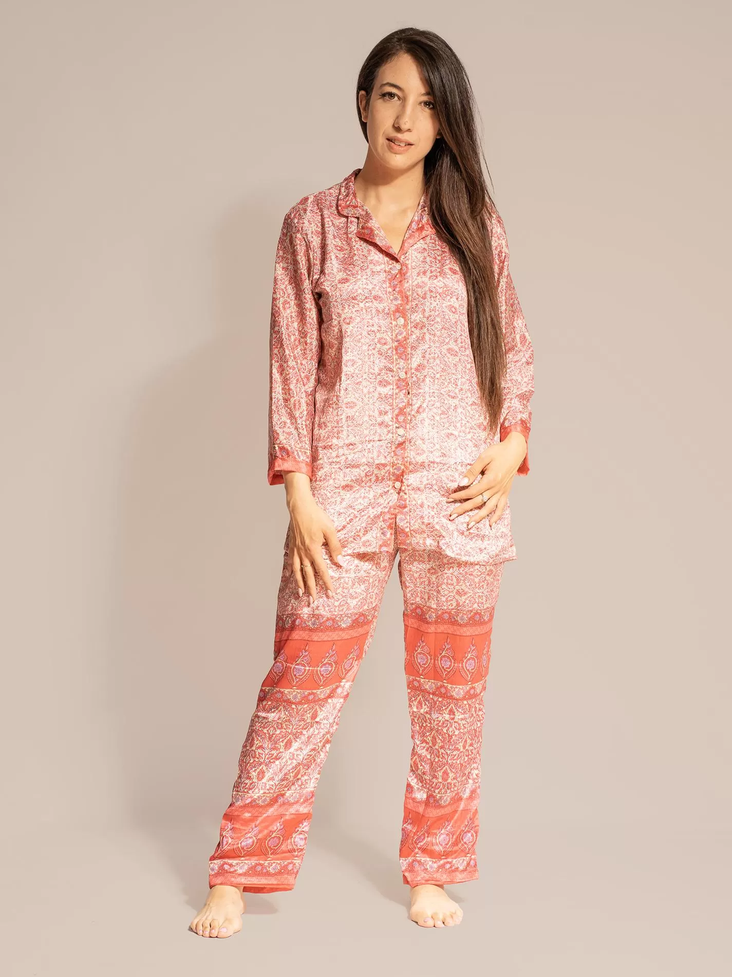 Pigiama in Sari SM - rosa