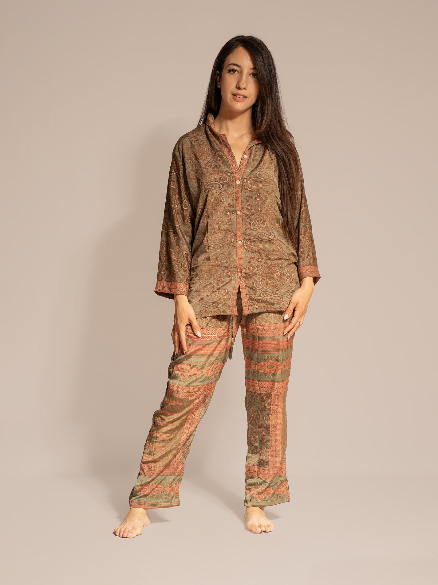 Pigiama in Sari SM - sabbia