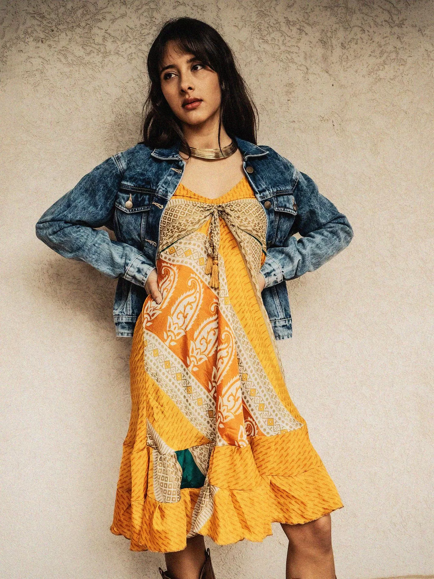 Abitino con spalline arancione - Patna