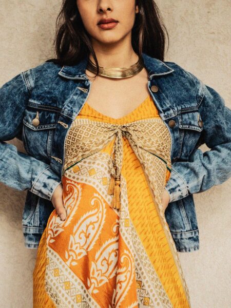 Abitino con spalline arancione - Patna