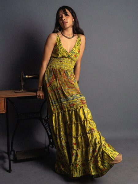 Abito lungo giallo - Bihar