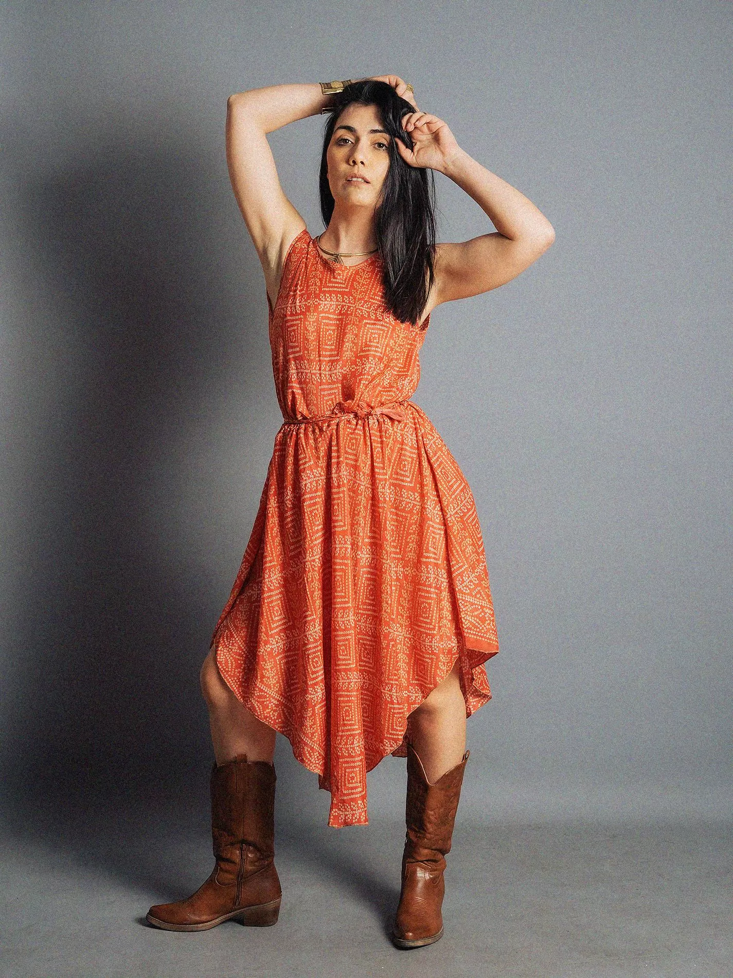 Abito tre quarti arancione - Ladakh