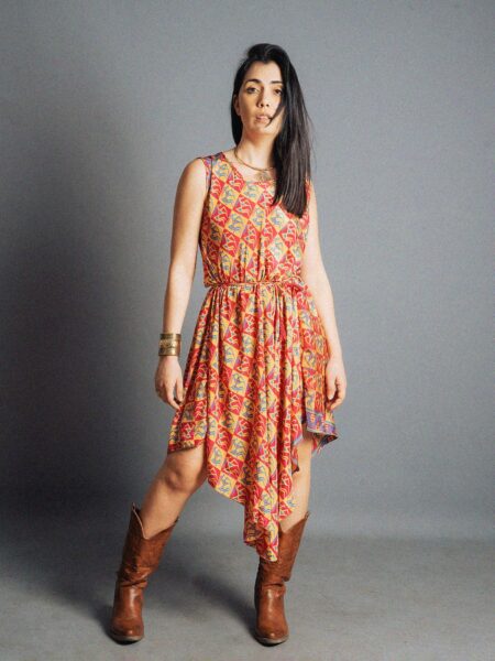 Abito tre quarti rosso - Ladakh