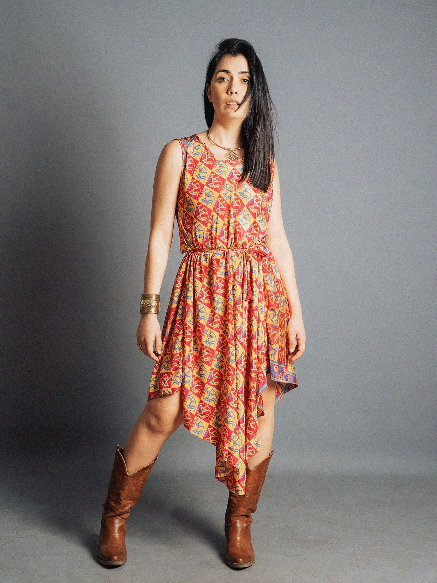 Abito tre quarti rosso - Ladakh