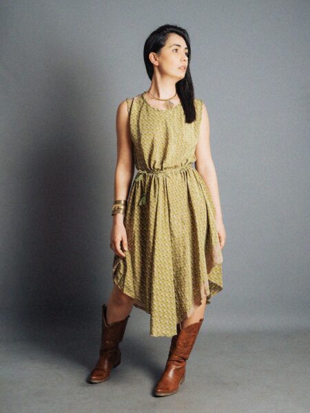 Abito tre quarti verde - Ladakh