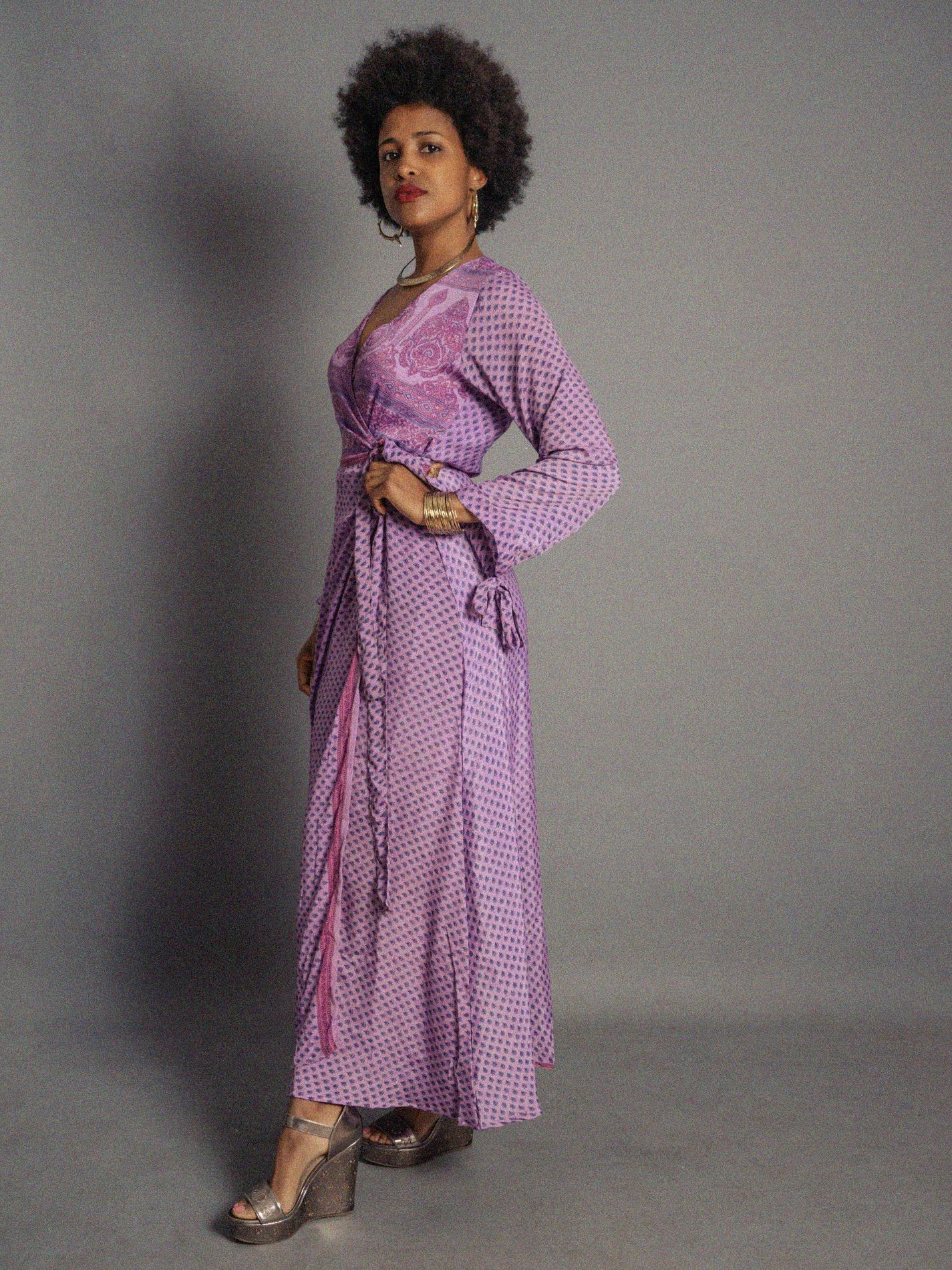 Kimono lilla – Tibet