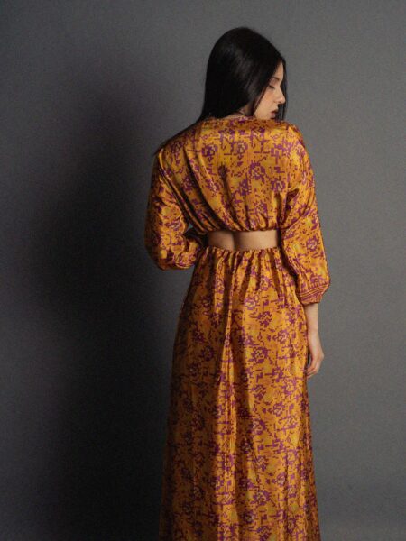 Abito Lungo con Anello arancione - Orissa (2)