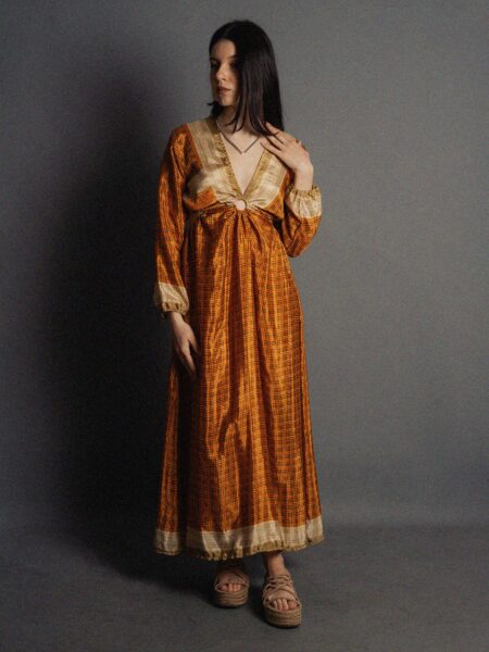 Abito Lungo con Anello arancione - Orissa