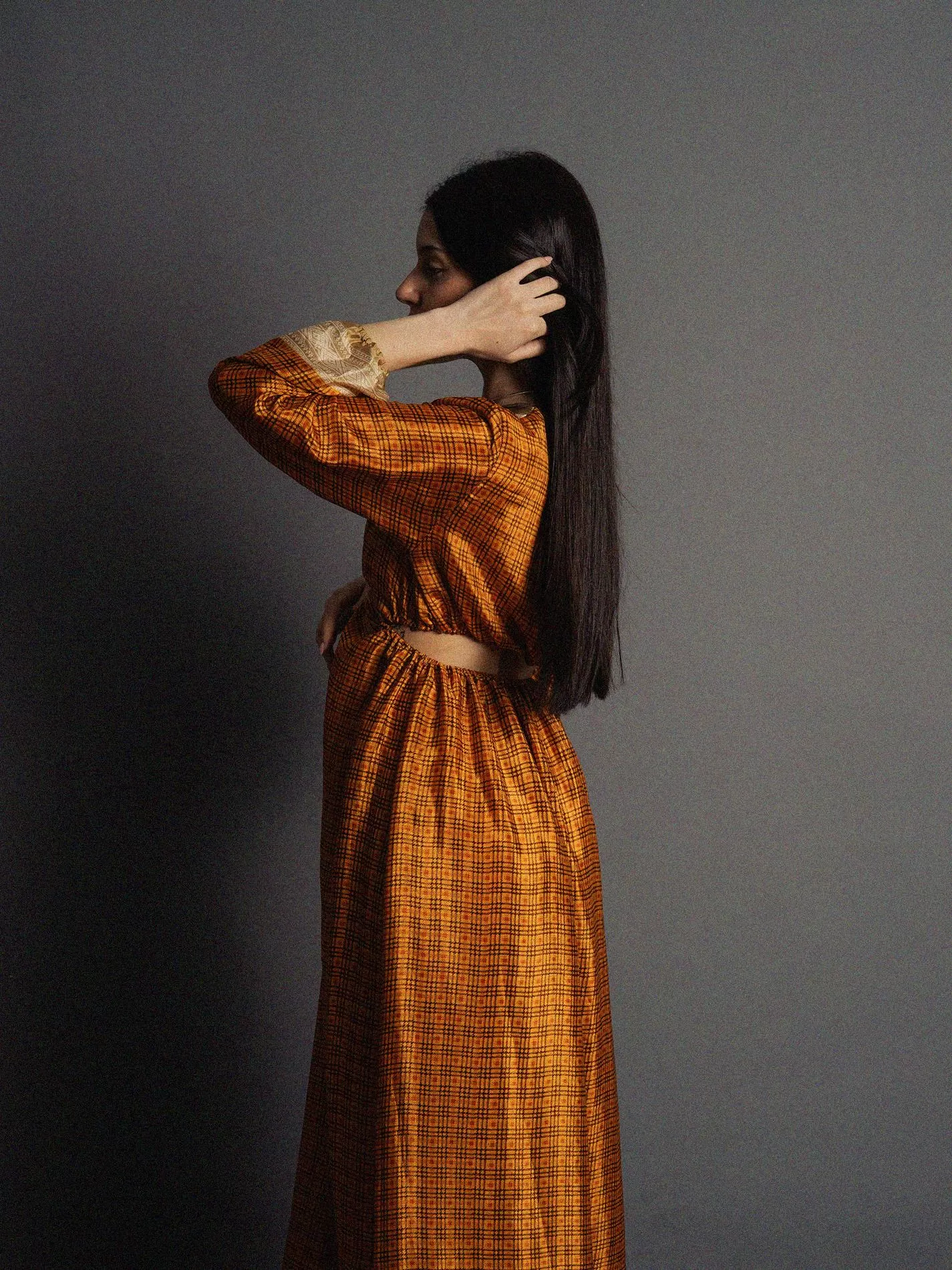 Abito Lungo con Anello arancione - Orissa