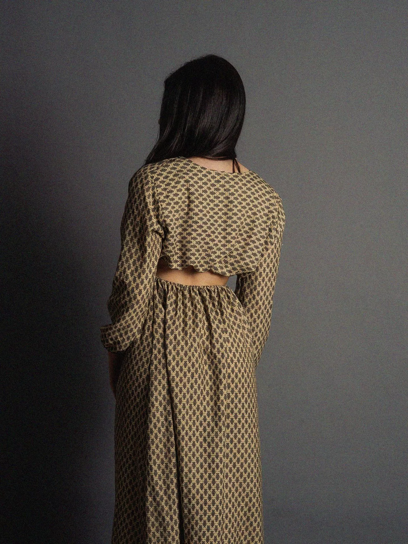 Abito Lungo con Anello ocra - Orissa