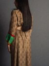 Abito Lungo con Anello ocra e verde - Orissa
