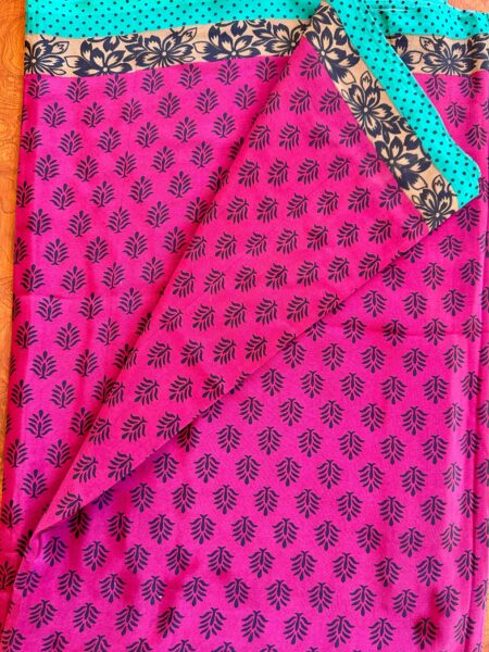 Sari Indiano - Fucsia