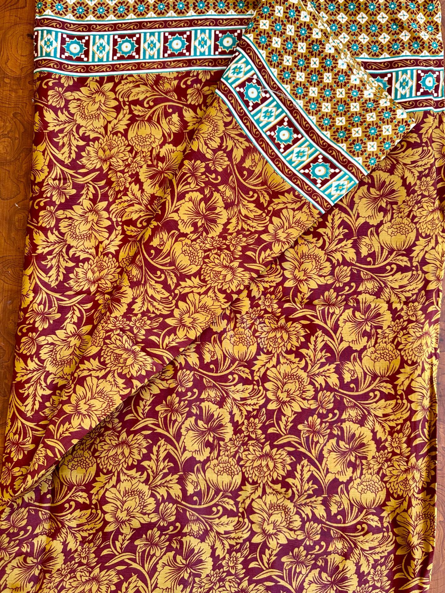 Sari Indiano - Marrone