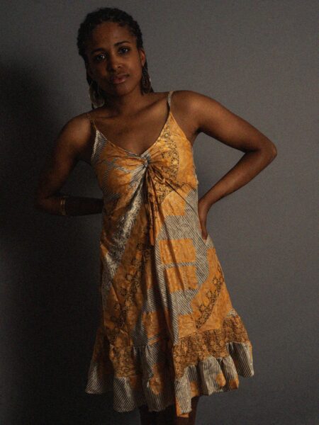 Abitino con spalline giallo - Patna (4)