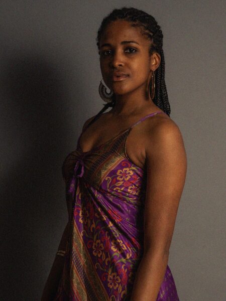 Abitino con spalline viola - Patna