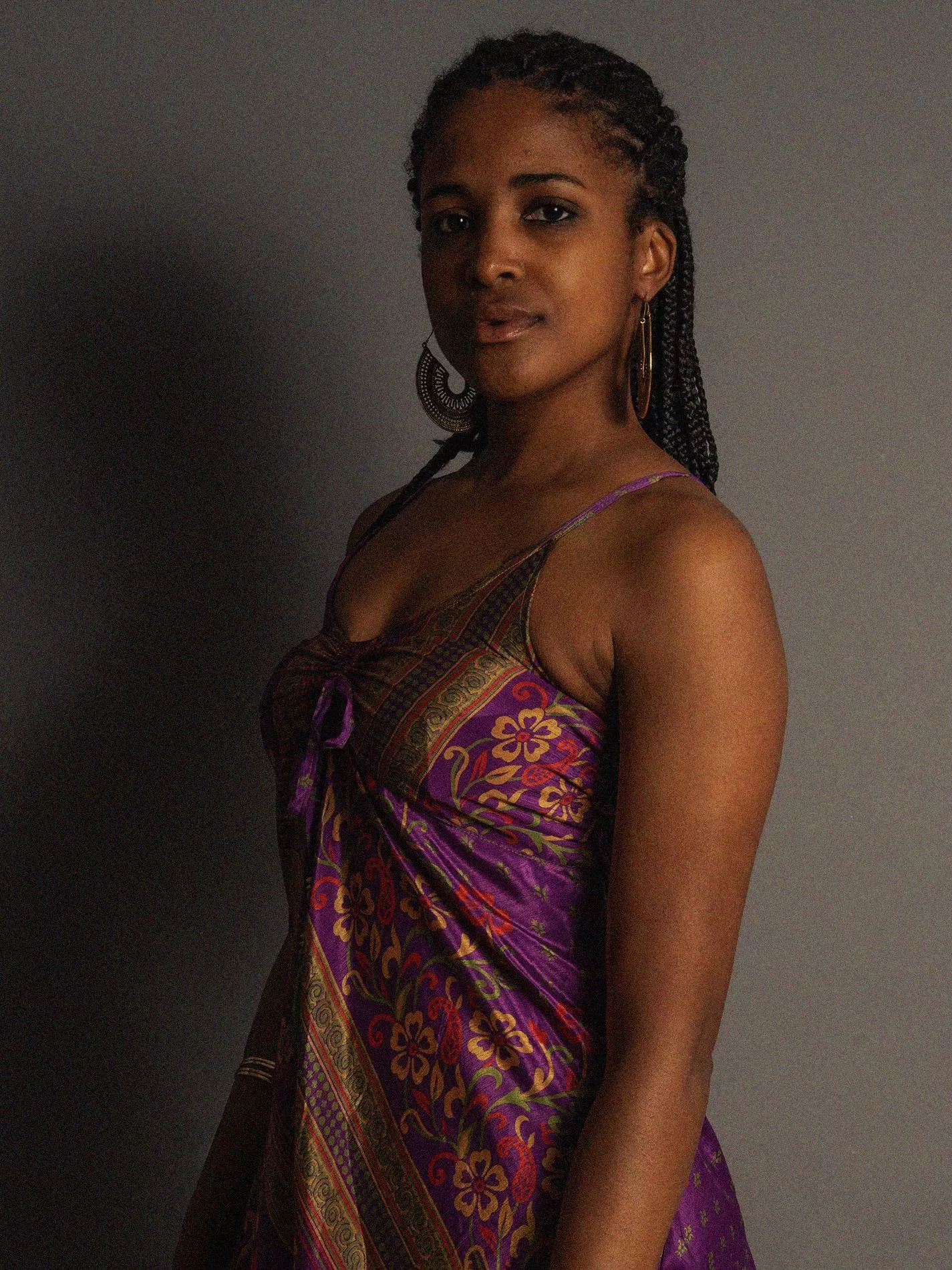 Abitino con spalline viola - Patna