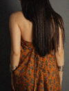 Abito corto arancione - Mandala