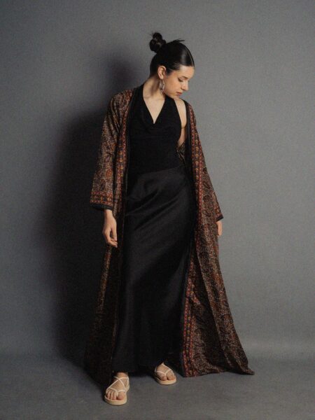 Kimono aperto multicolor - Gujarat (2)