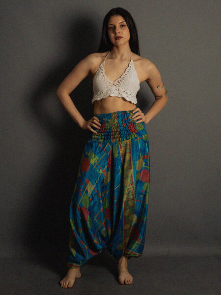 Pantalone afgano azzurro – Goa
