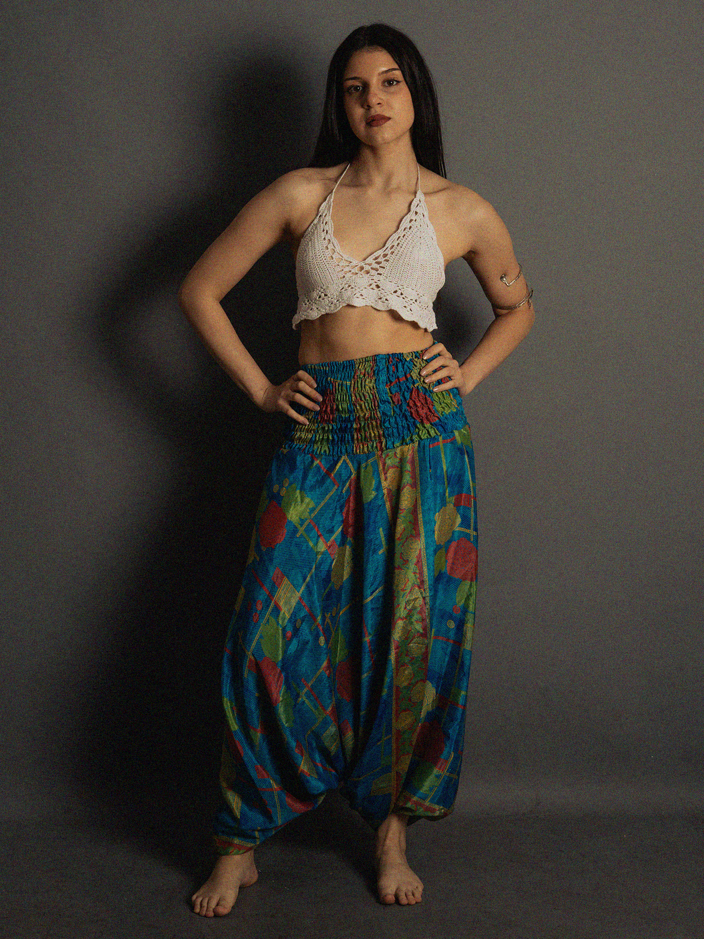 Pantalone afgano azzurro – Goa