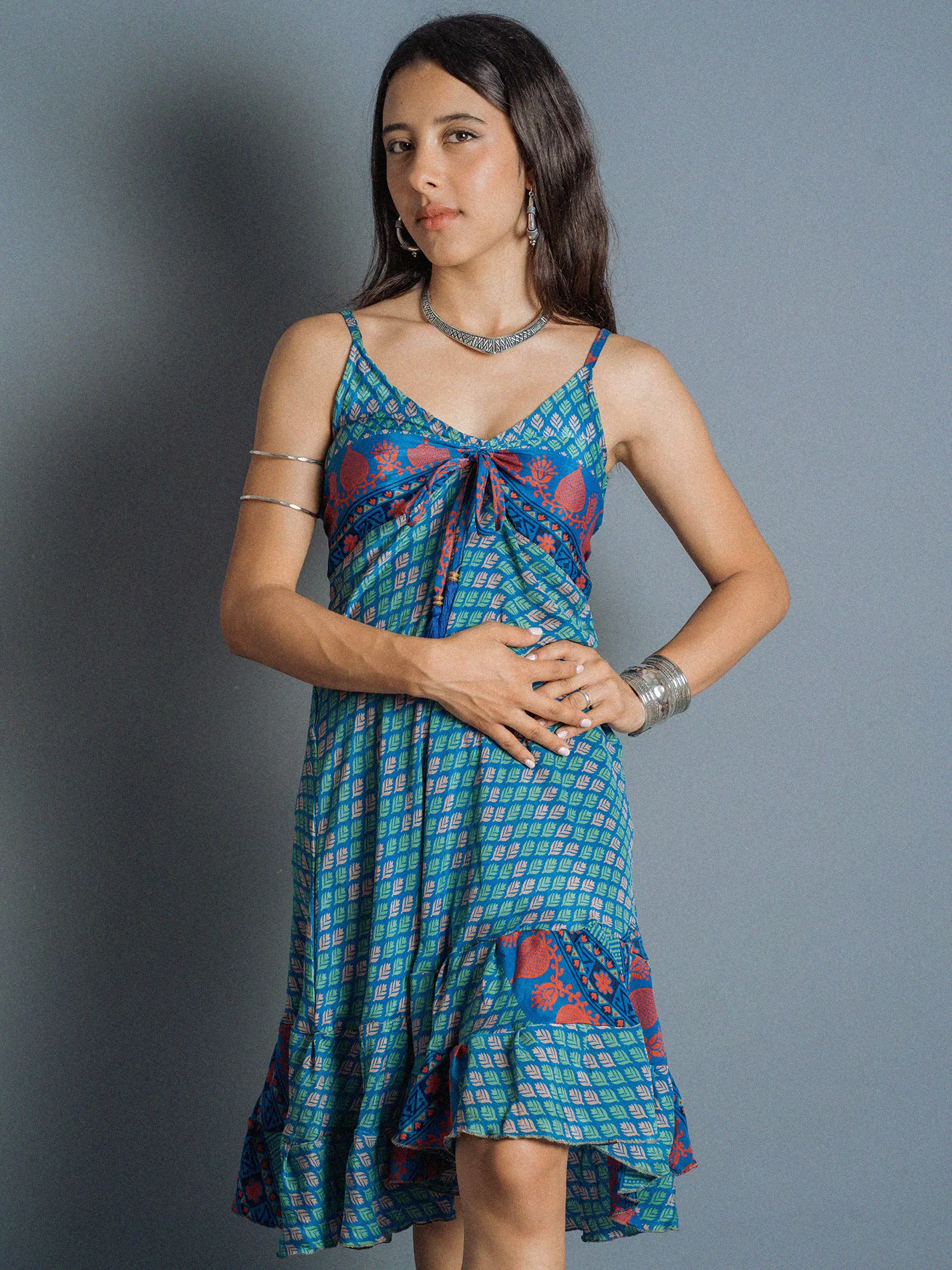 Abitino con spalline blu - Patna