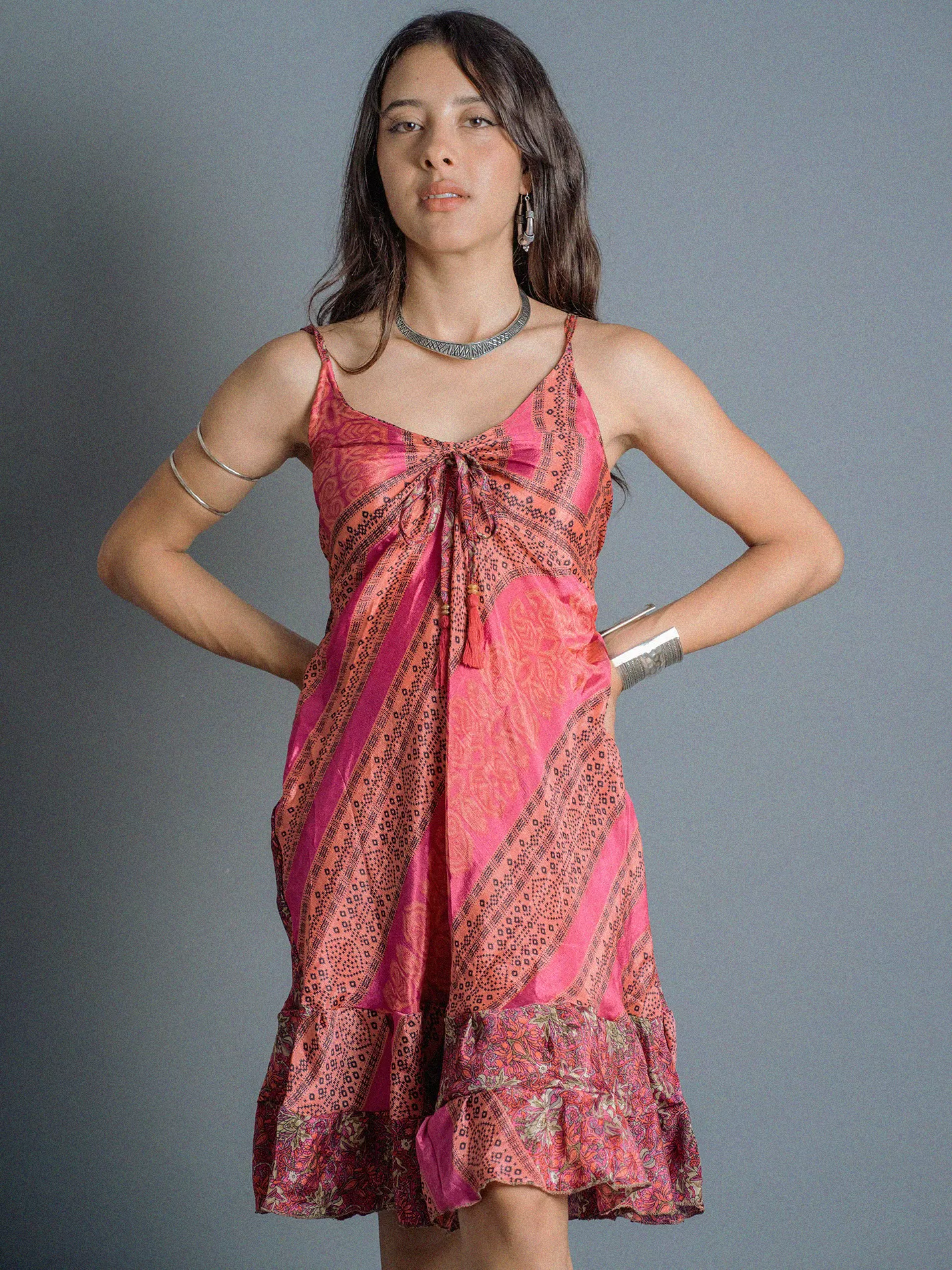 Abitino con spalline rosa - Patna