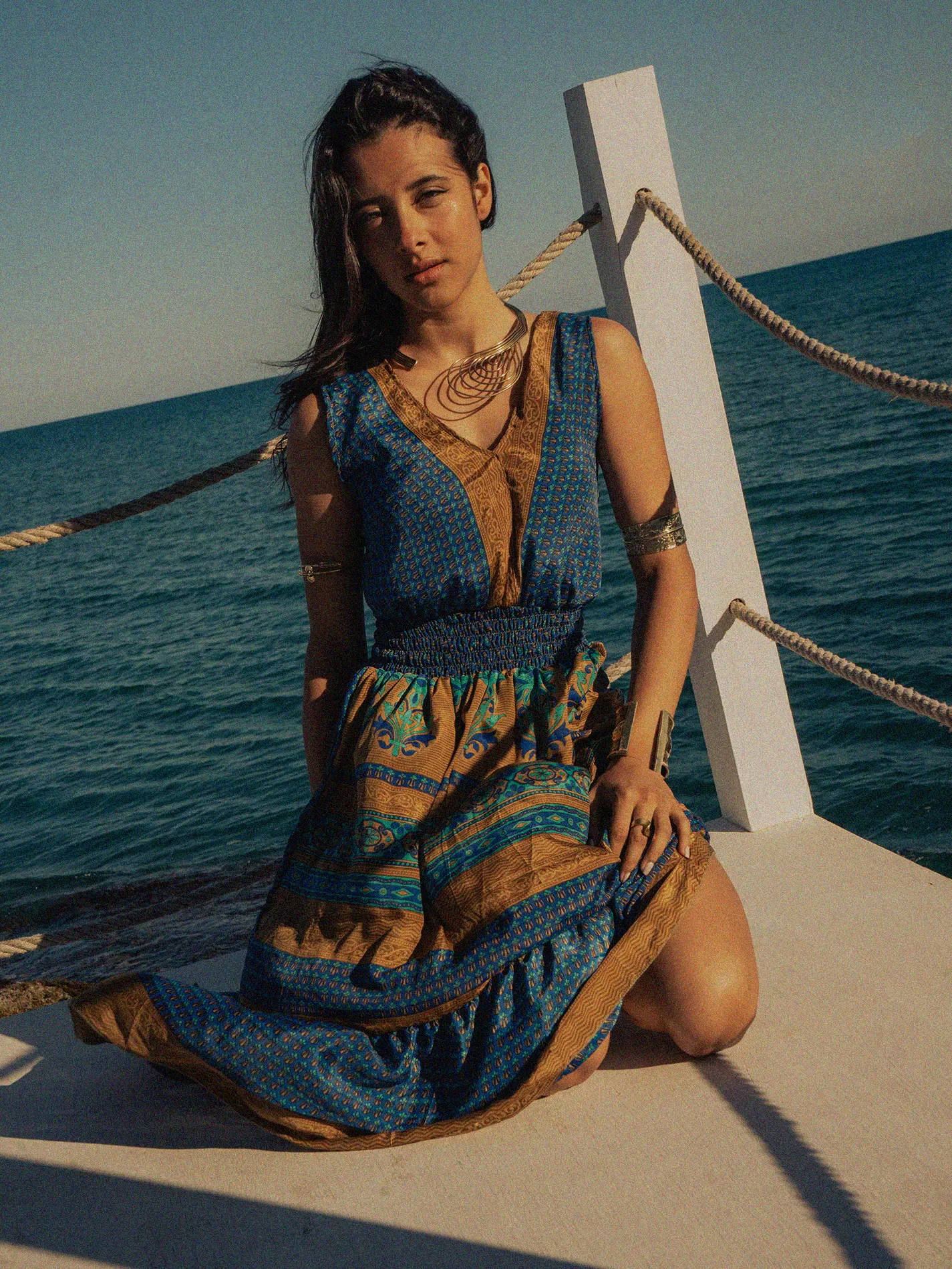 Abito corto blu - Kanpur