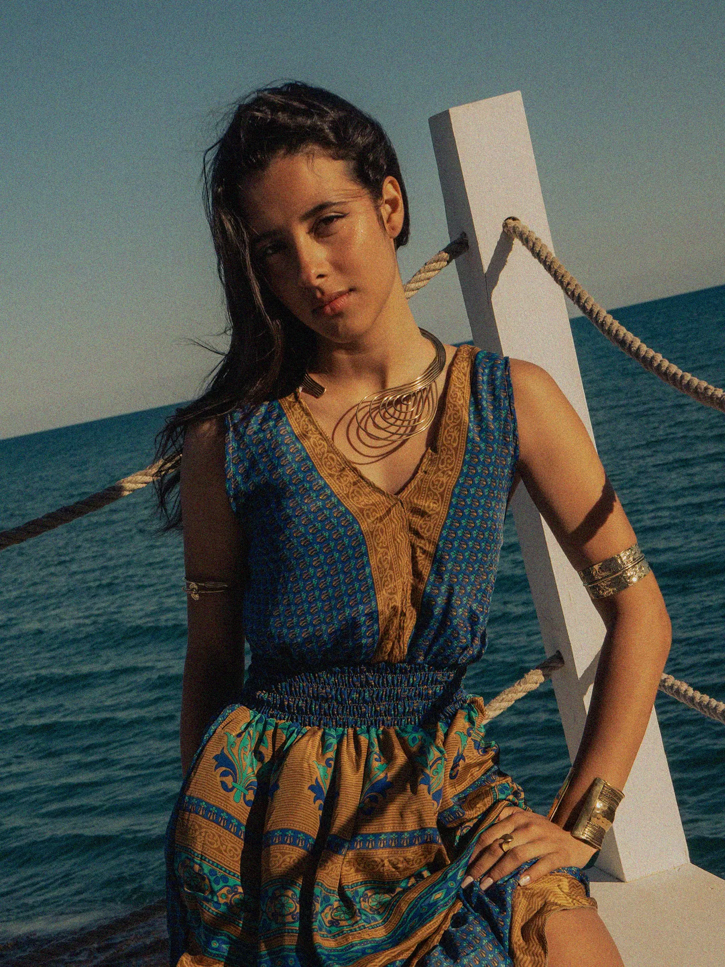 Abito corto blu - Kanpur