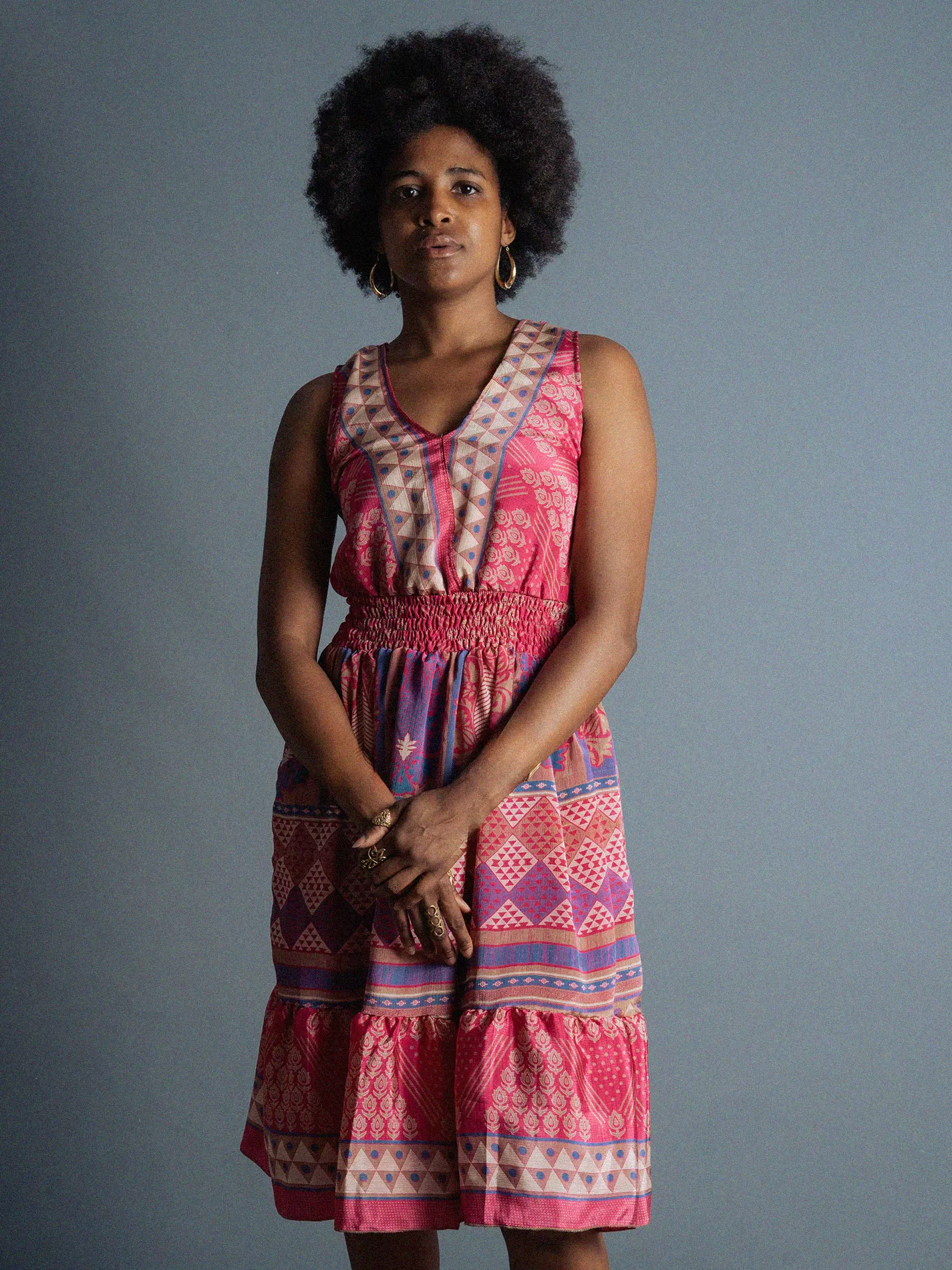 Abito corto rosa - Kanpur