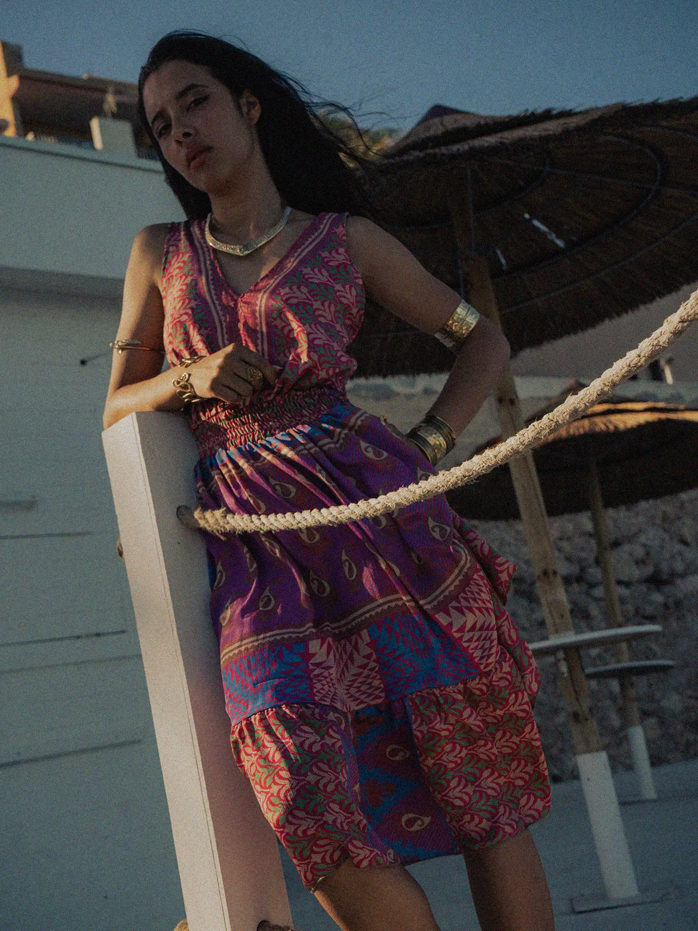 Abito corto viola - Kanpur