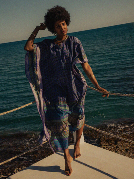 Caftano Lungo glicine (2)