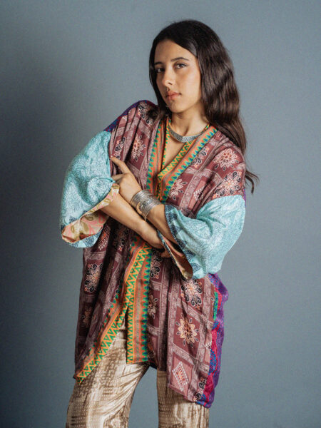 Kimono Corto Patchwork Reversibile N.46 (2)