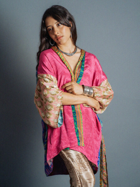 Kimono Corto Patchwork Reversibile N.46