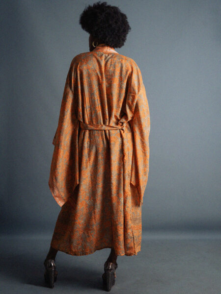 Kimono Manica Larga arancione - Surat (10)